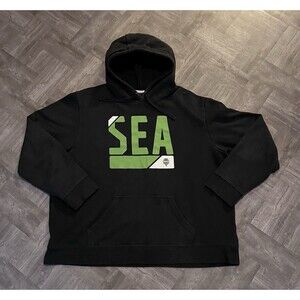 Fanatics Seattle Sounders FC MLS Mens XXL Black Hoodie Sweatshirt Soccer 2XL SEA
